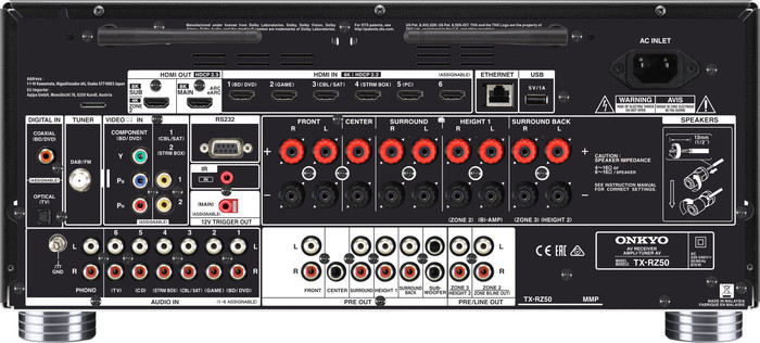 Onkyo TX-RZ50 Zwart null