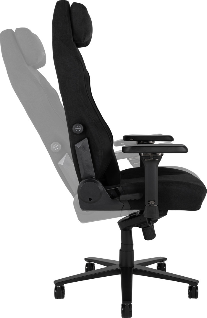 Vortech Prestige Plus Gamestoel Zwart + Vortech Vloermat Zwa visual leverancier