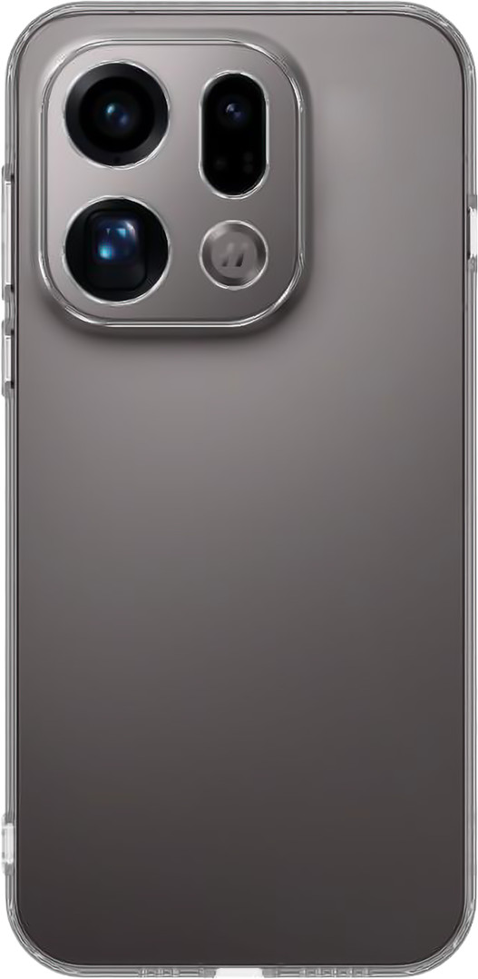 Just in Case Soft Design Oppo Find X9 Back Cover Transparant Main Image