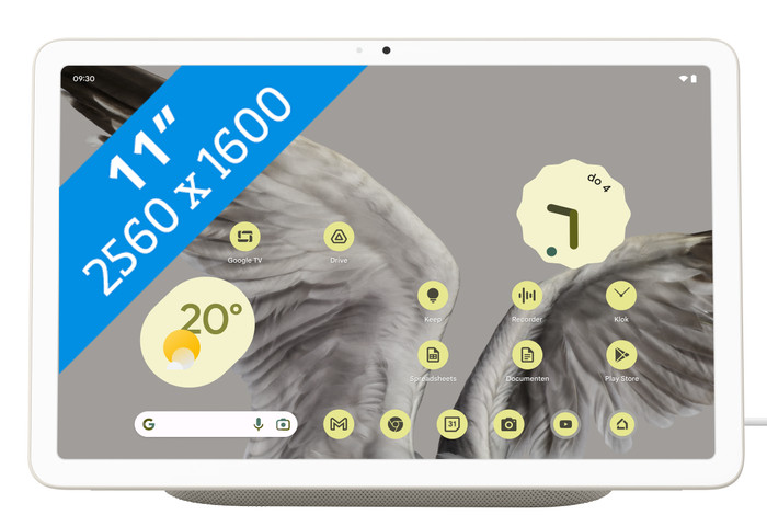 Google Pixel Tablet 128GB Wifi Crème en Oplaaddock met Speaker Main Image