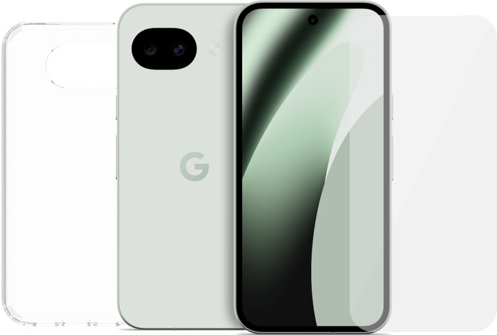 Google Pixel 10a 128GB Lichtgroen 5G + Basis Accessoirepakket Main Image
