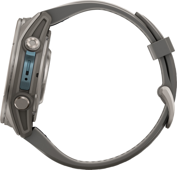 Garmin Fenix 9 Grijs 43mm linkerkant
