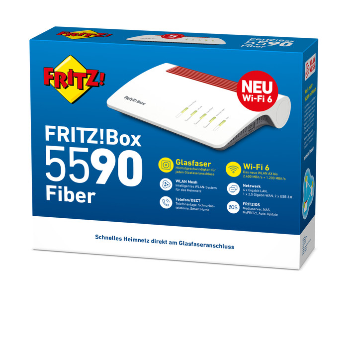 AVM FRITZ!Box 5590 Fiber verpackung