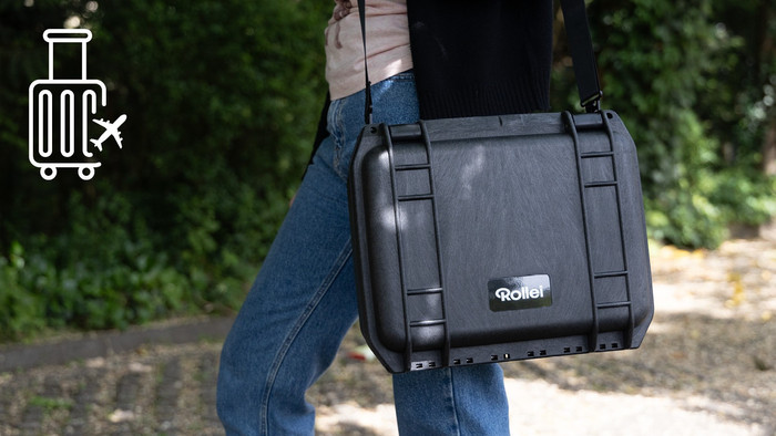 Rollei Hard Case 3730 Koffer product in gebruik