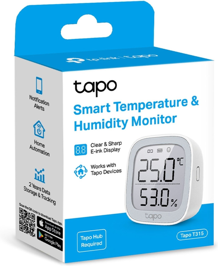 TP-Link Tapo T315 Smart Thermometer and Hygrometer packaging