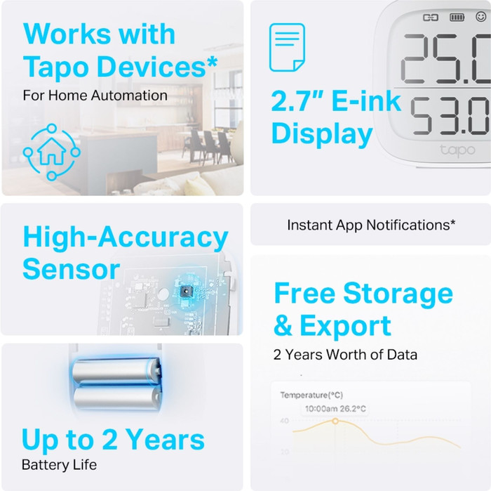 TP-Link Tapo T315 Smart Thermometer and Hygrometer null