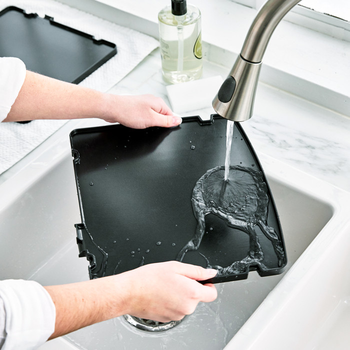 GreenPan Elite Contactgrill Zwart product in gebruik