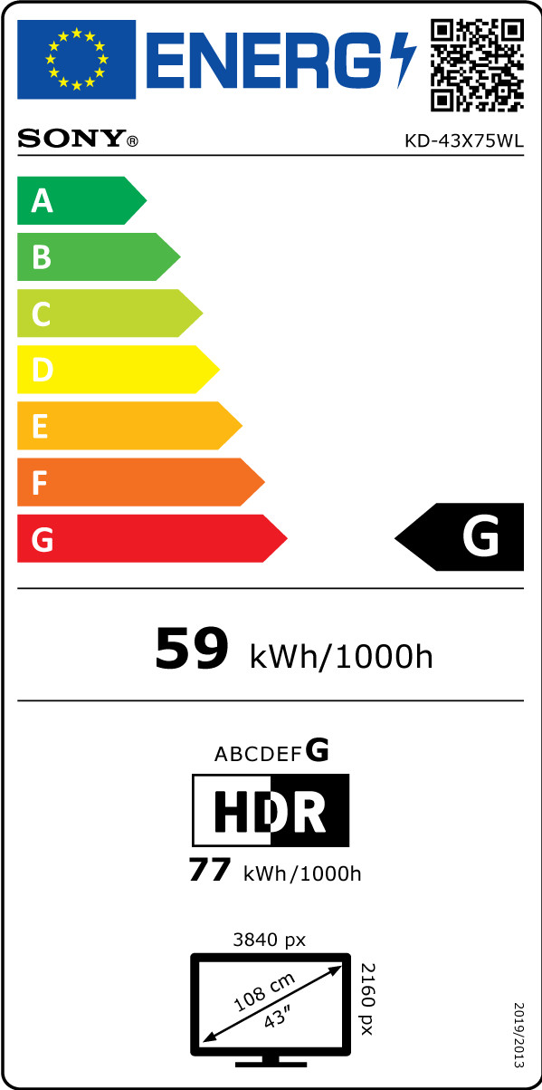 Sony Bravia KD-43X75WL (2023) null
