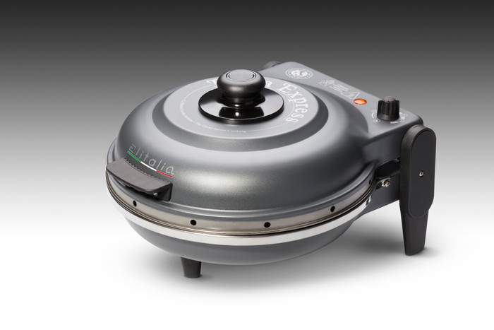 Optima Napoli Pizza Oven Cast Iron Black right side