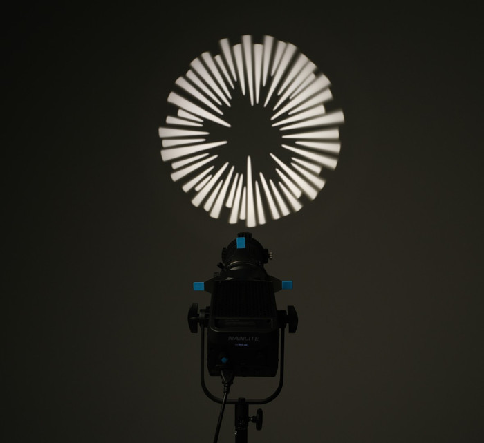Nanlite Bowens Mount Projection Attachment 25-45 degrees product in use