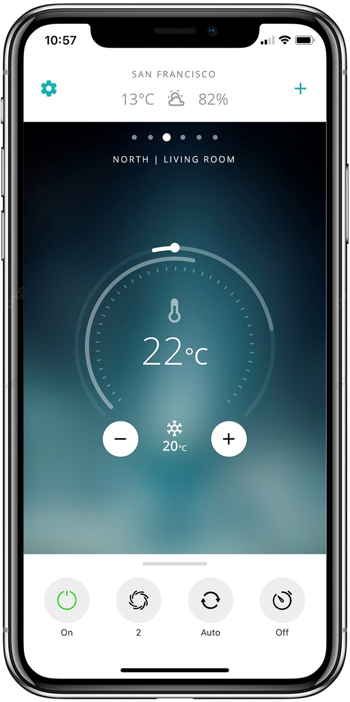 Duux North Smart 14K BTU/h Wit accessoire