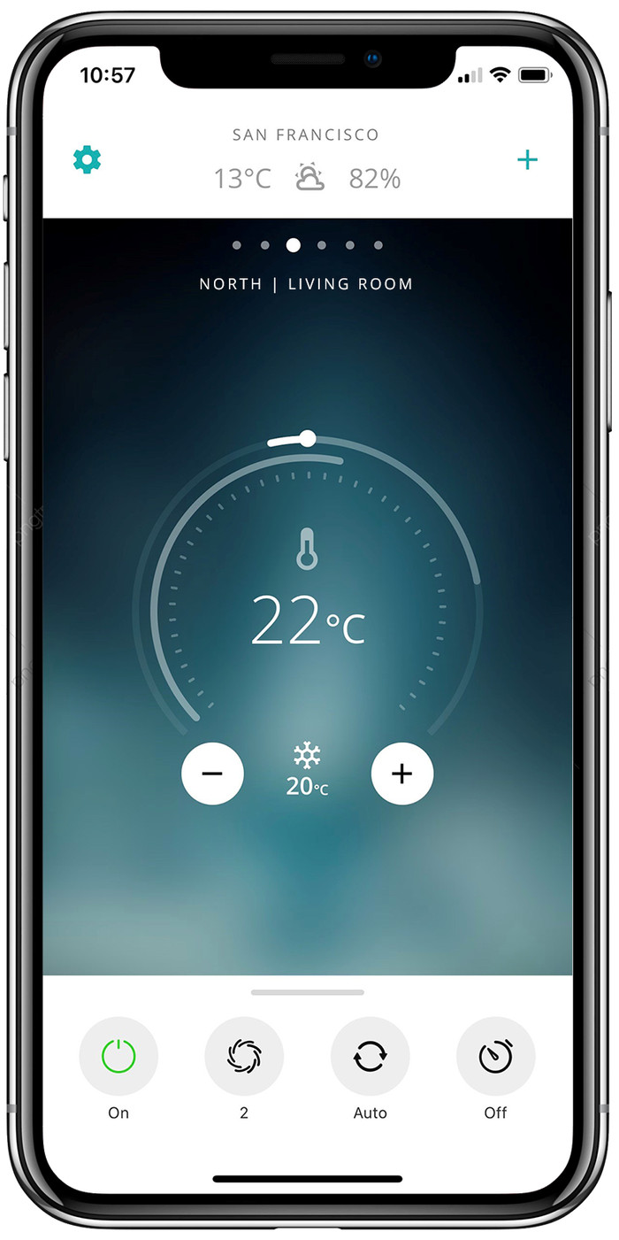 Duux North Smart 18K BTU/h Grijs accessoire