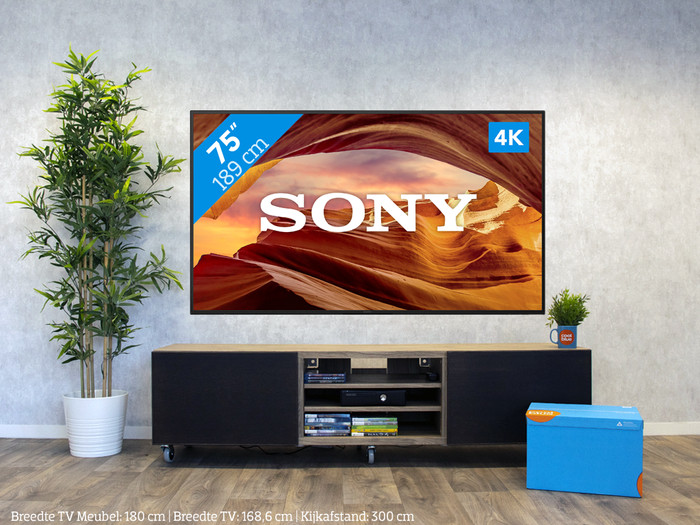 Sony KD-75X75WL (2023) + Soundbar null