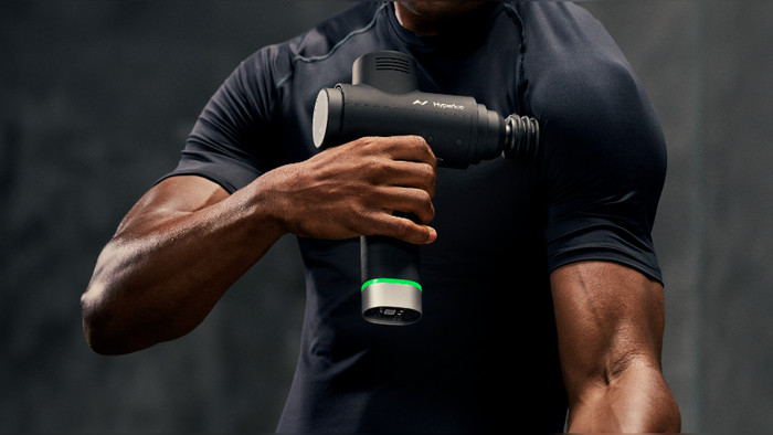 Hyperice Hypervolt 2 Pro product in use