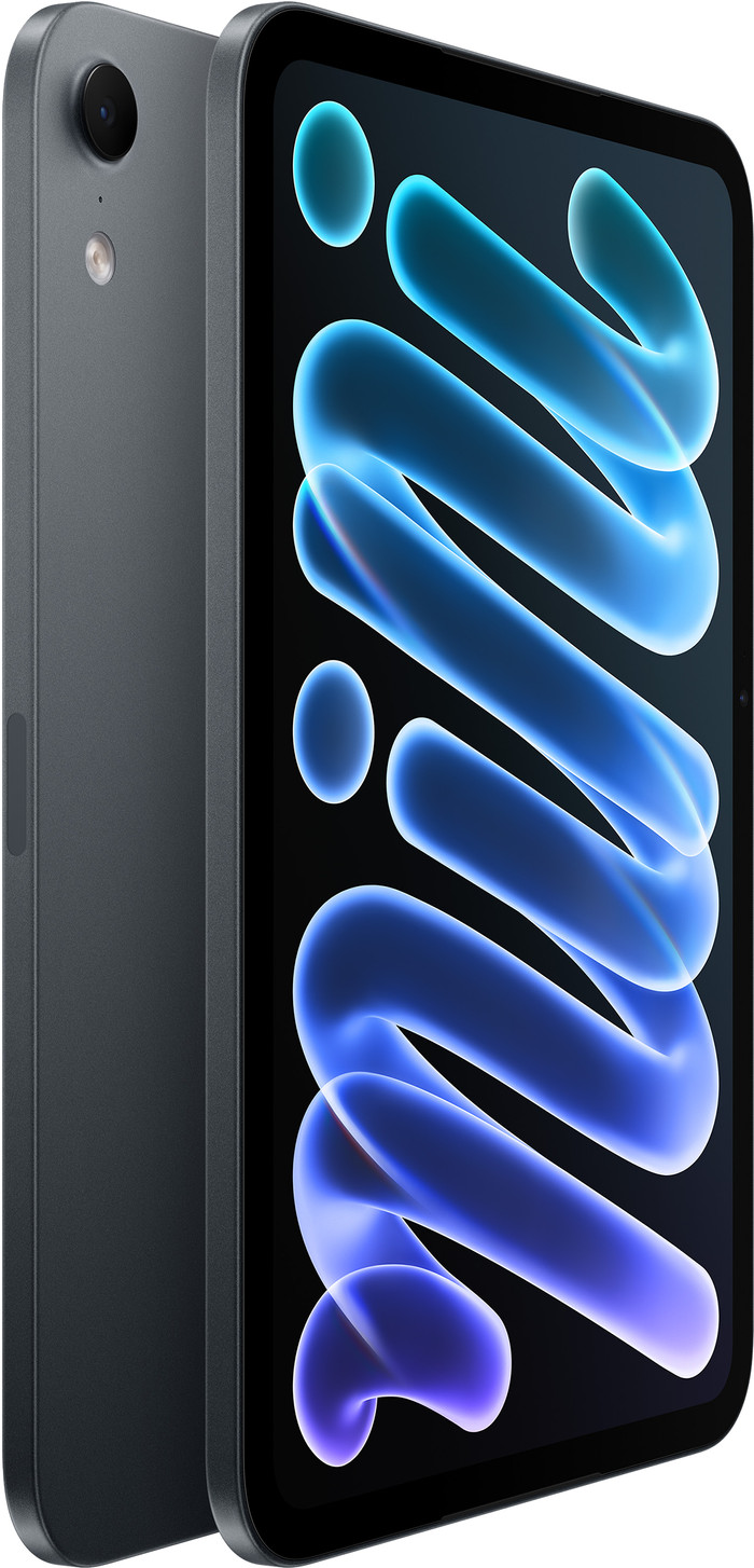 Apple iPad mini 8 (2026) 8,5 inch 512GB Wifi Middernacht linkerkant