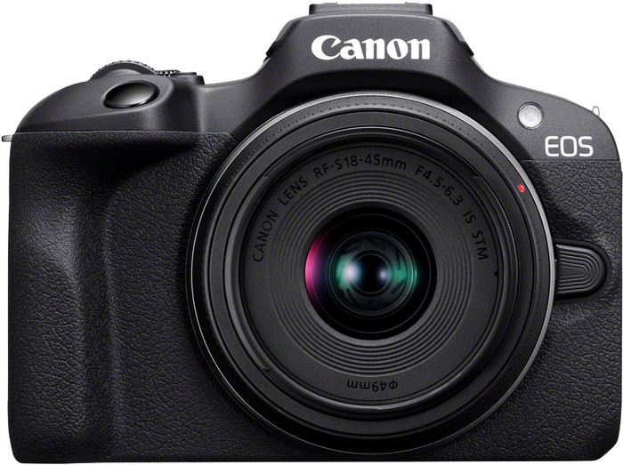 Canon EOS R100 Zwart + RF-S 18-45mm f/4.5-6.3 IS STM Main Image