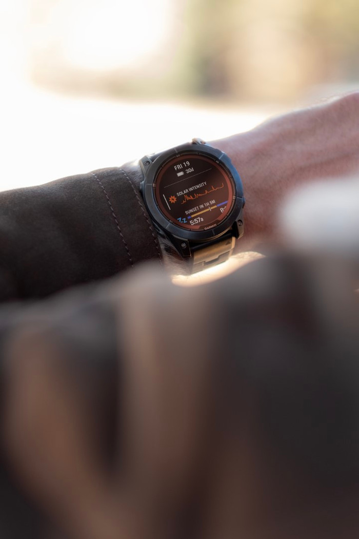 Garmin Fenix 7X Pro Solar Black 51mm product in use