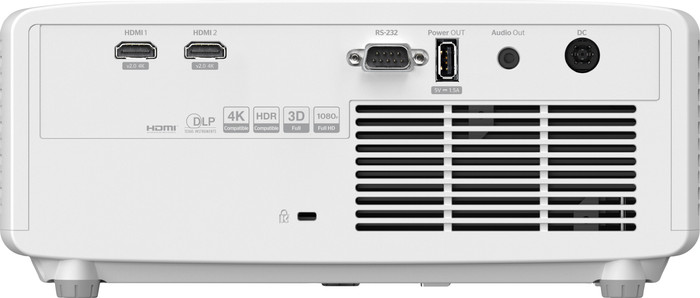 Optoma ZH400 achterkant