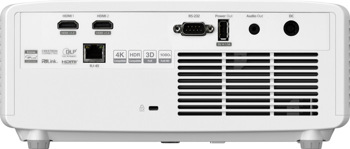 Optoma ZH450 achterkant