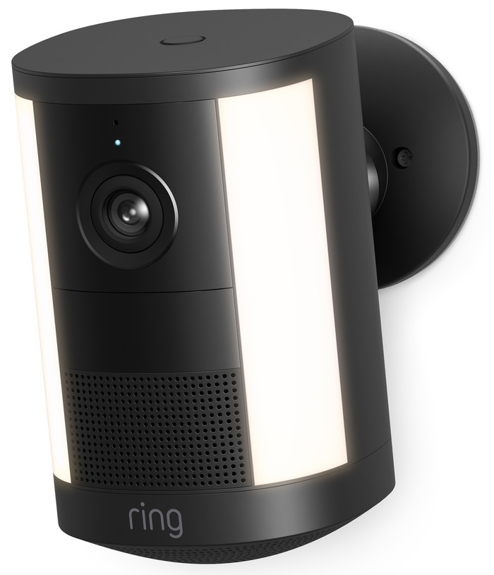 Ring Spotlight Camera 2e Generatie Batterij Zwart rechterkant