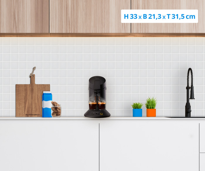 Philips Senseo Original Plus CSA210/60 Schwarz visuelles Coolblue 1