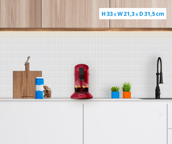 Philips Senseo Original Plus CSA210/90 Red visual Coolblue 1