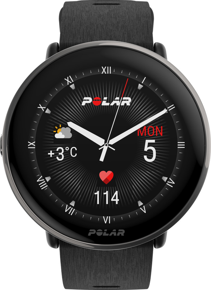 Polar Ignite 3 Titanium/Black front