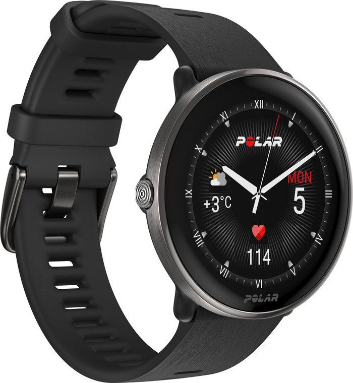 Polar Ignite 3 Titanium/Black left side