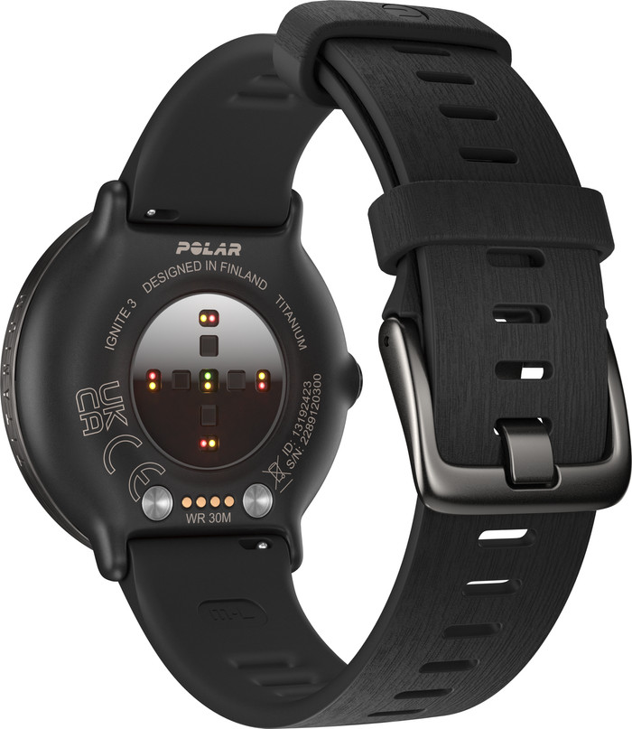 Polar Ignite 3 Titanium/Black back