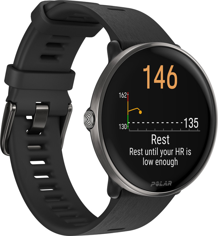 Polar Ignite 3 Titanium/Black left side