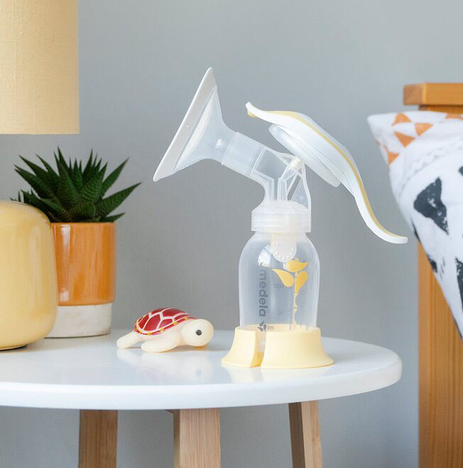 Medela Harmony Essential Pack product in gebruik
