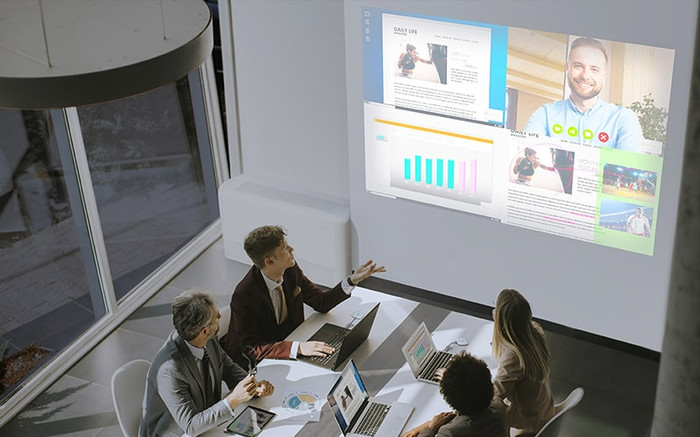 Epson EB-L630U product in gebruik