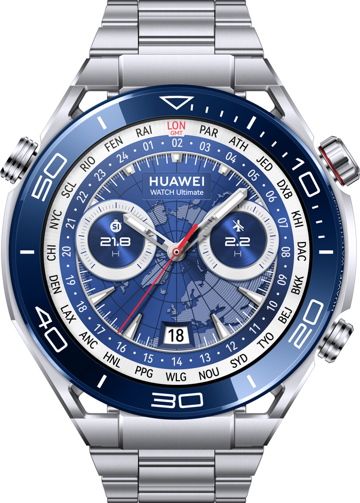 Huawei Watch Ultimate Blauw voorkant