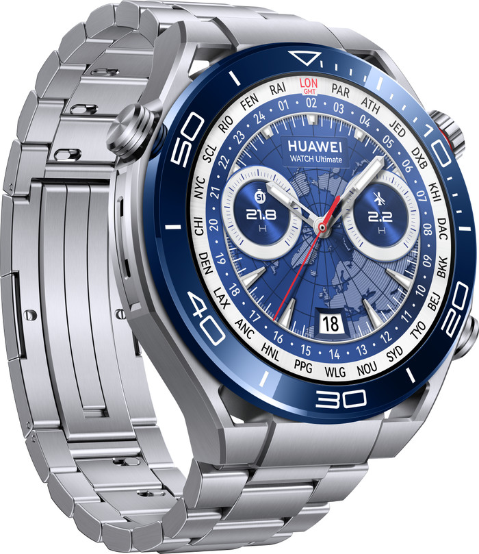 Huawei Watch Ultimate Blauw voorkant