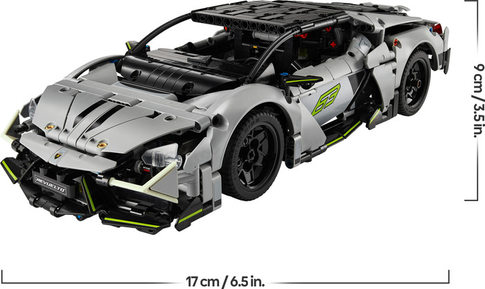 LEGO Technic Lamborghini Revuelto supersportwagen 42214 detail