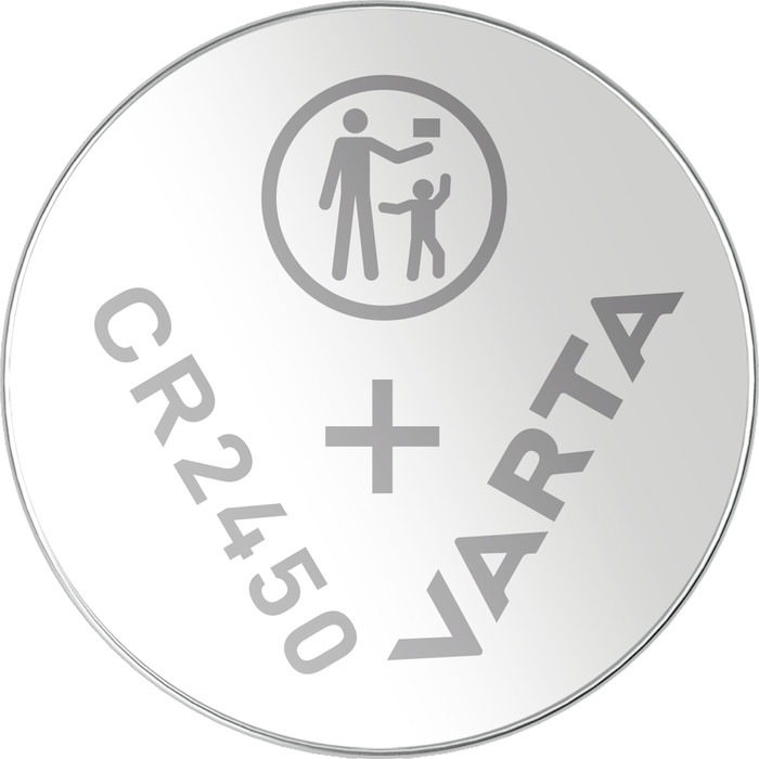 Varta Lithium Coin CR2450 BLI 2 stuks voorkant