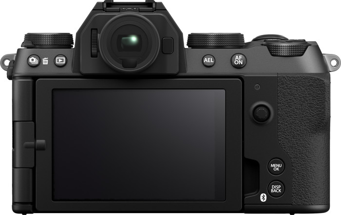 Fujifilm X-S20 Zwart Body achterkant