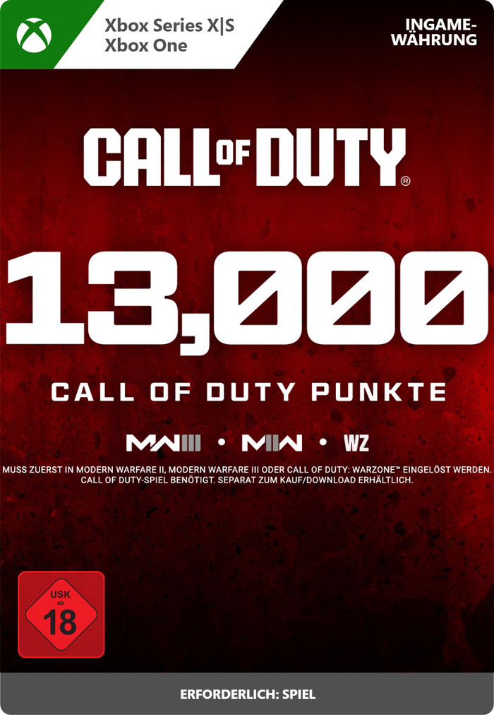 Call of Duty 13.000 Points Xbox Series X|S en Xbox One - Digitaal voorkant
