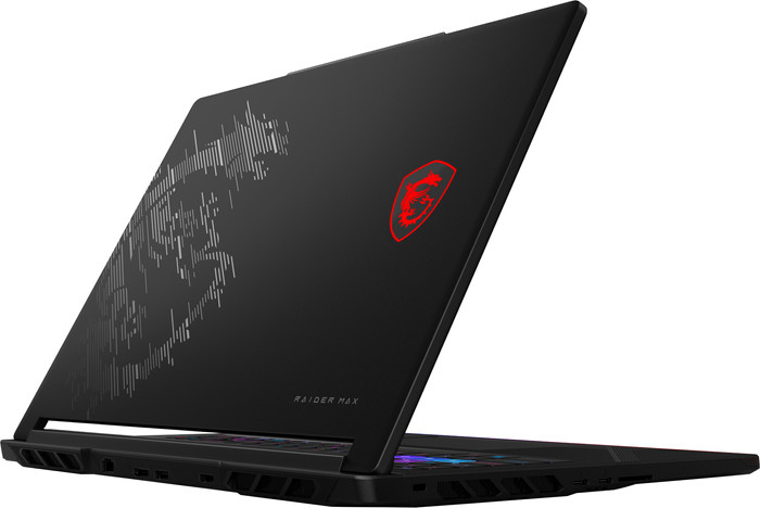 MSI Raider 16 Max HX B2WJ-038NL achterkant