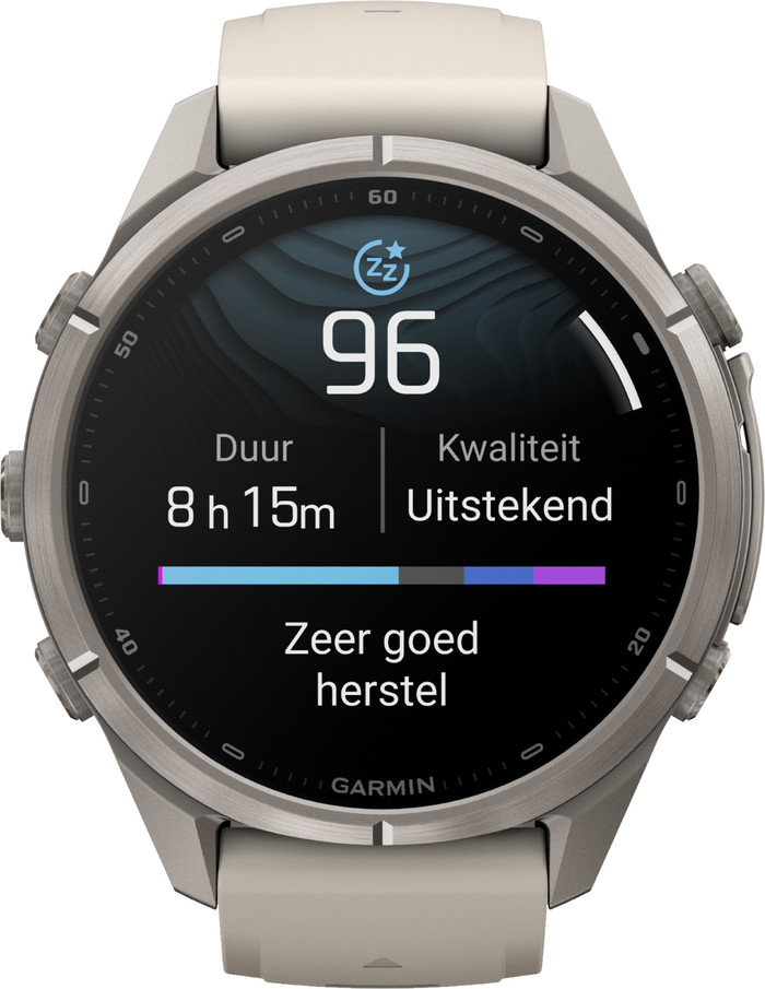 Garmin Fenix 9 Pro Titanium 43mm voorkant
