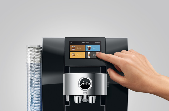 JURA Z10 Diamond Black (EB) detail