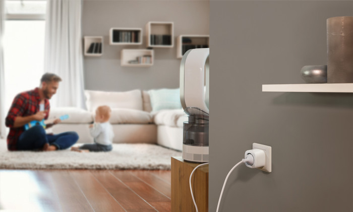 Eve Energy (Matter) produkt in gebrauch