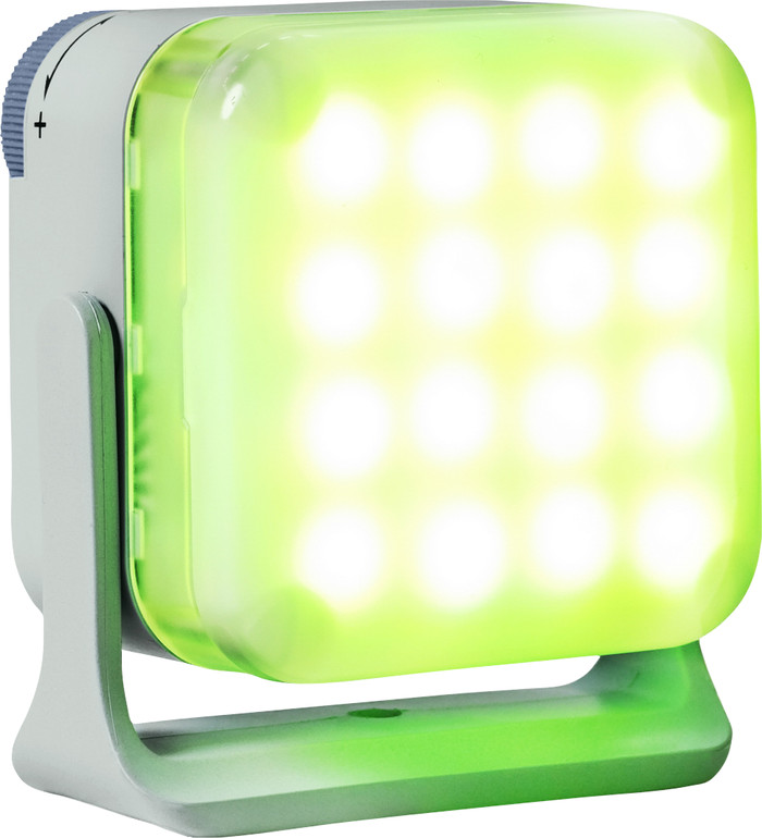 Nanlite Pico LED Mini Pocket Light Mint Blue product in gebruik