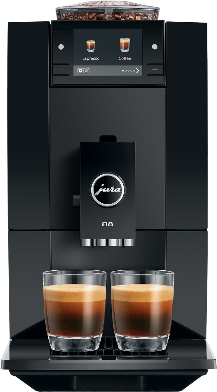 JURA A8 Piano Black (EA) voorkant