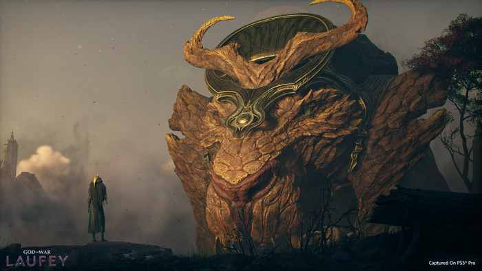 God of War Laufey PS5 product in gebruik