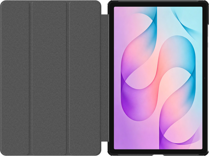 Just in Case Samsung Galaxy Tab S12 Plus Tri-Fold Book Case Zwart voorkant