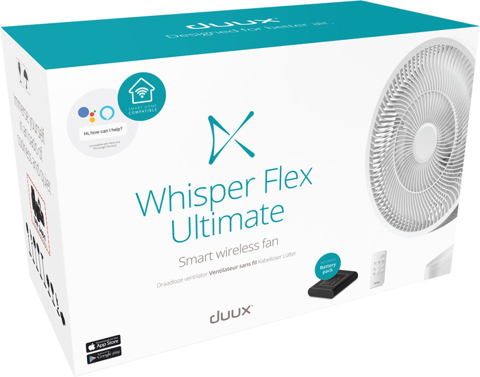 Duux Whisper Ultimate Smart Wit (zonder accu) verpakking