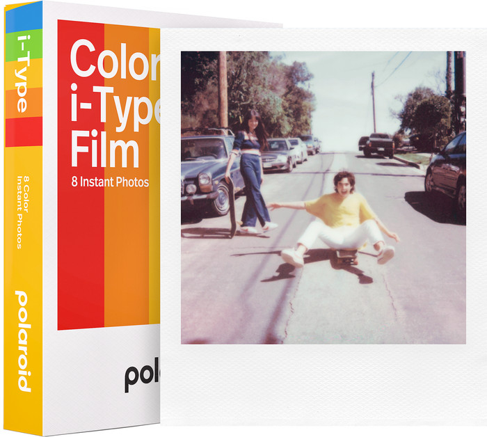 Polaroid Color Instant Photo Paper i-Type Film (8 sheets) product in use