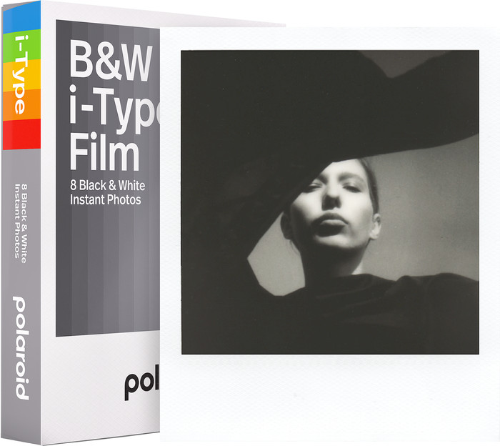 Polaroid B&W Instant Photo Paper i-Type Film (8 sheets) product in use