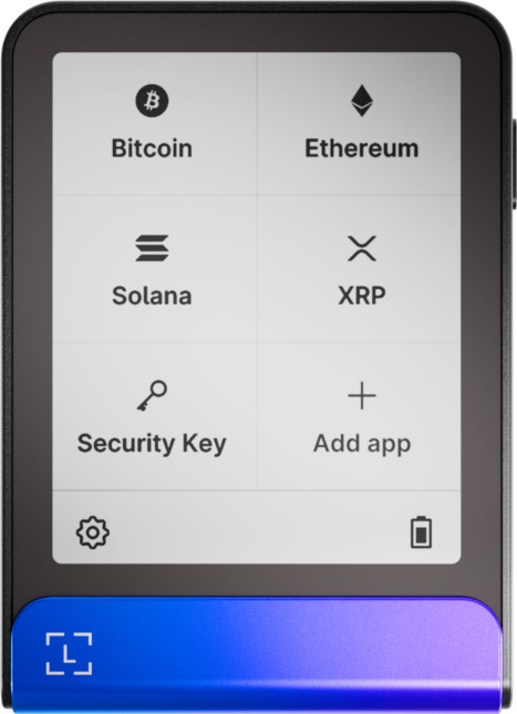 Ledger Flex Neptune Blue including Recovery Key Main Image